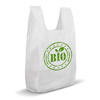 Sacos Compostable biodegradáveis do produto dos sacos de compras 15x52 Biobag de 100%