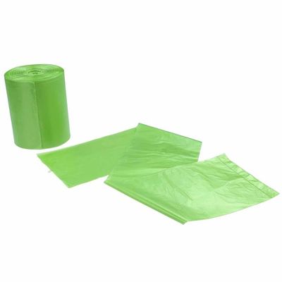 Limpe sacos descartáveis lisos do desperdício de alimento espessura de 16/22 Mic em Rolls