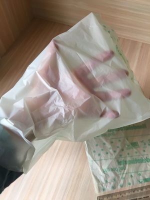 Sacos plásticos descartáveis do tombadilho do cão do adubo biodegradável